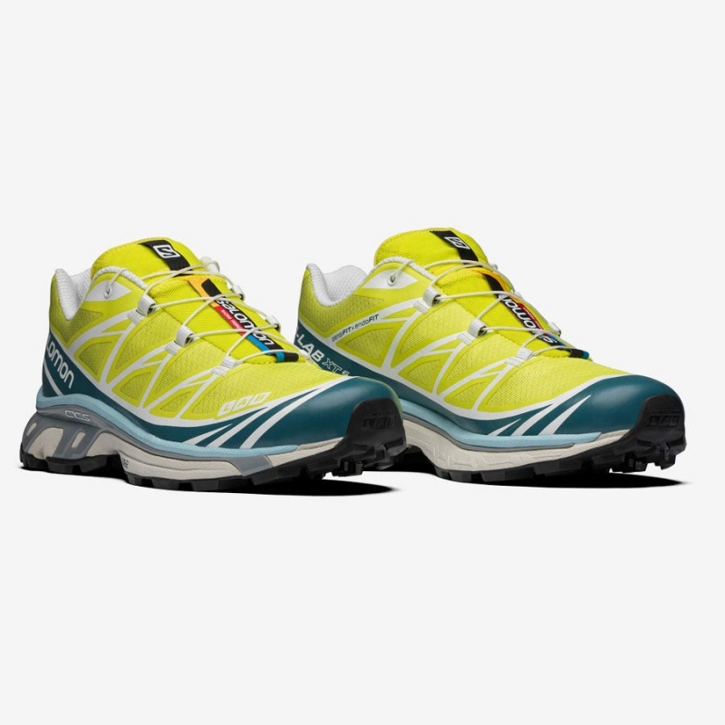 Men's Salomon XT-6 ADVANCED Sneakers Yellow | IN2168FDN