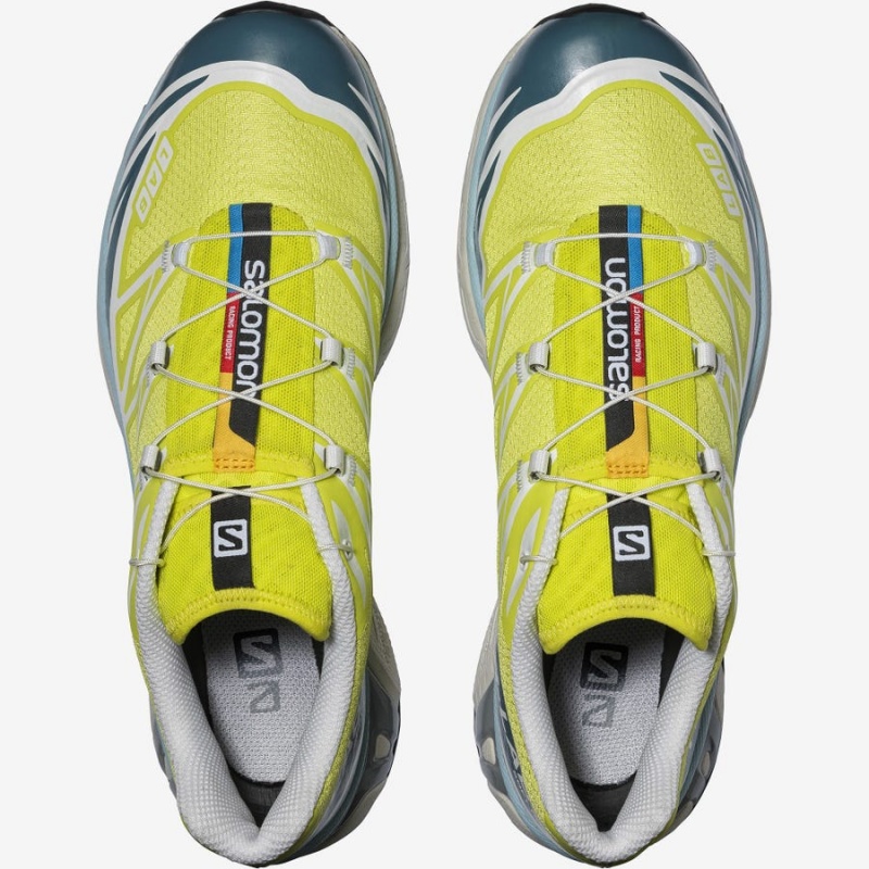 Men's Salomon XT-6 ADVANCED Sneakers Yellow | IN2168FDN