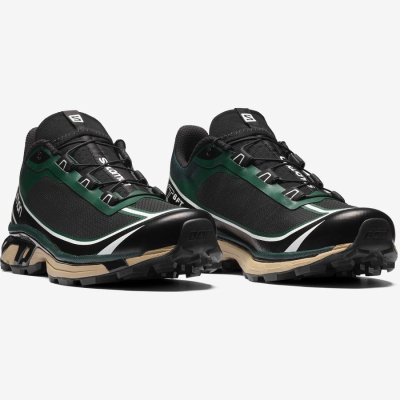 Men's Salomon XT-6 FT Sneakers Black / Olive | IN2228EBC