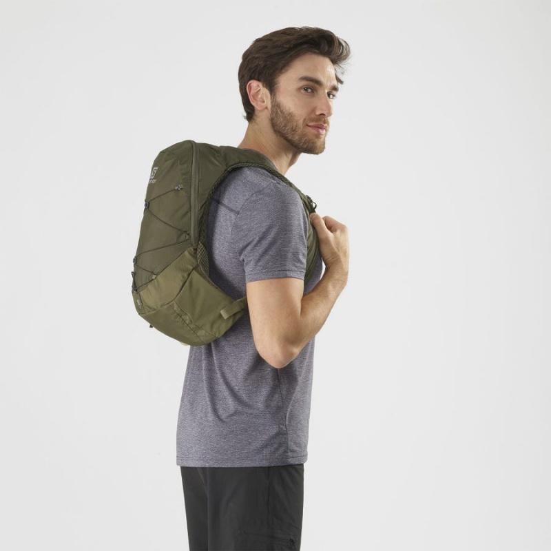 Men's Salomon XT 10 Backpacks Olive | IN2557ILH