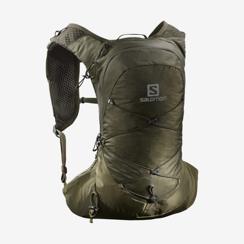 Men\'s Salomon XT 10 Backpacks Olive | IN2557ILH