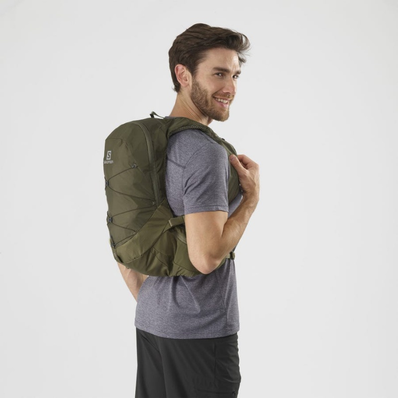 Men's Salomon XT 15 Backpacks Olive | IN2558OKI