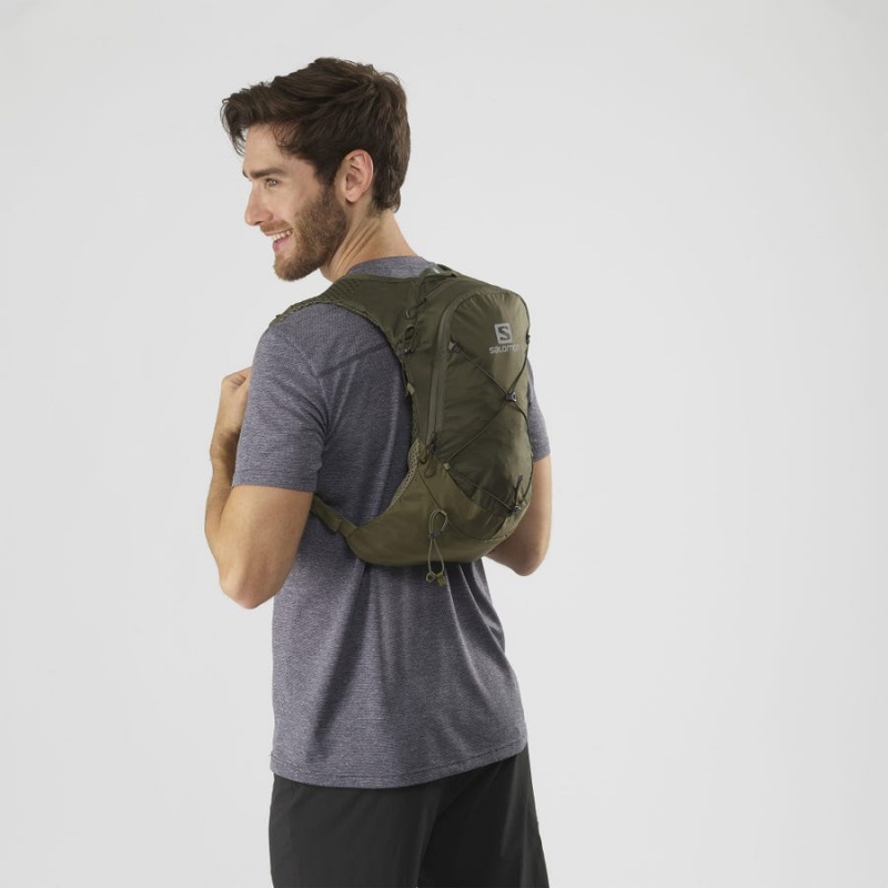 Men's Salomon XT 6 Backpacks Olive | IN2555YXF