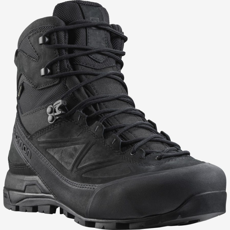 Men's Salomon X ALP GORE-TEX FORCES Boots Black | IN2260OKI