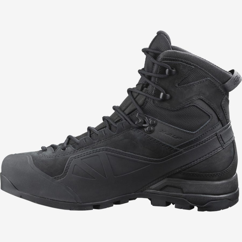 Men's Salomon X ALP GORE-TEX FORCES Boots Black | IN2260OKI