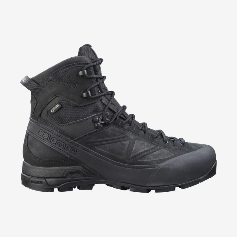 Men\'s Salomon X ALP GORE-TEX FORCES Boots Black | IN2260OKI