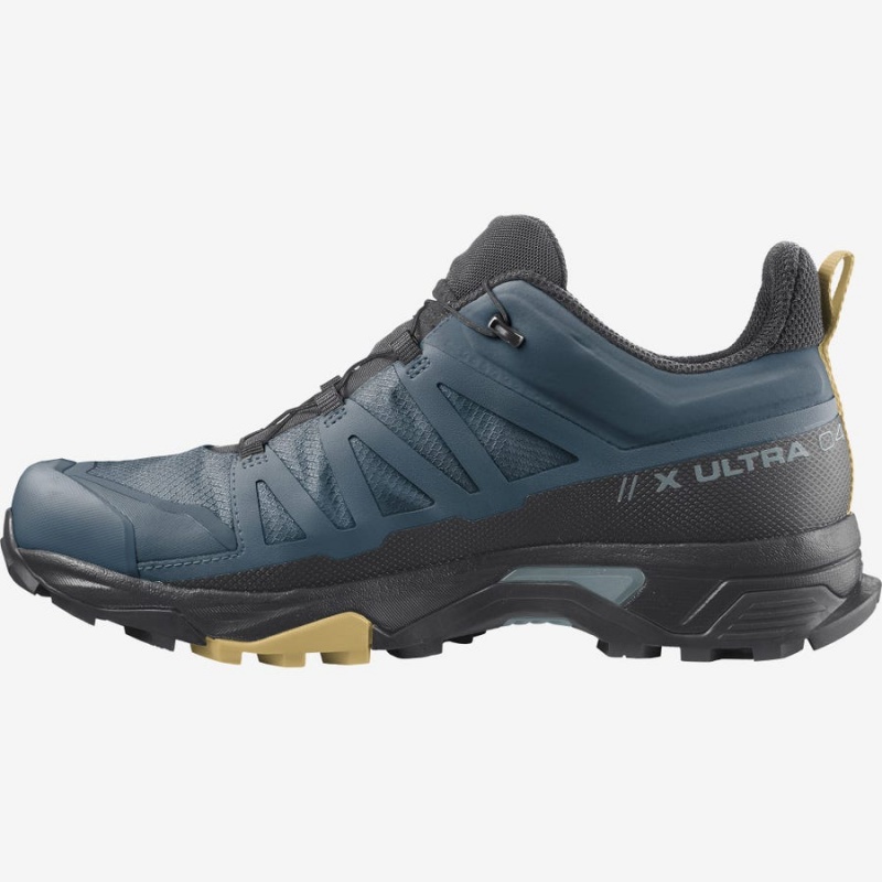 Men's Salomon X ULTRA 4 GORE-TEX Hiking Shoes Blue | IN2037NWY