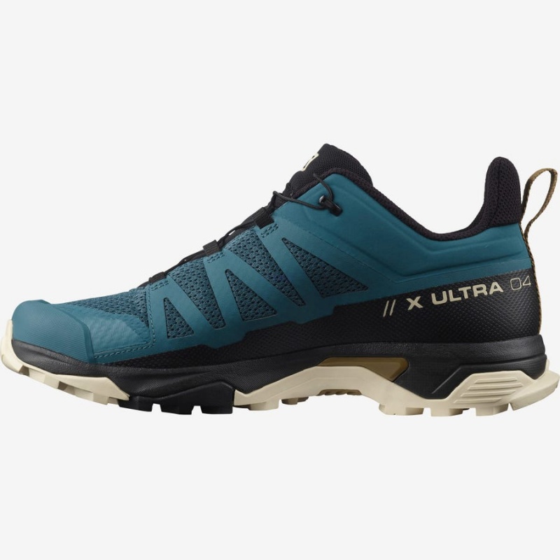 Men's Salomon X ULTRA 4 Hiking Shoes Aqua | IN2068AHK