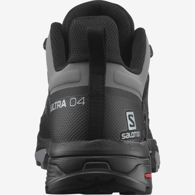 Men's Salomon X ULTRA 4 Hiking Shoes Grey / Black | IN2066QMA