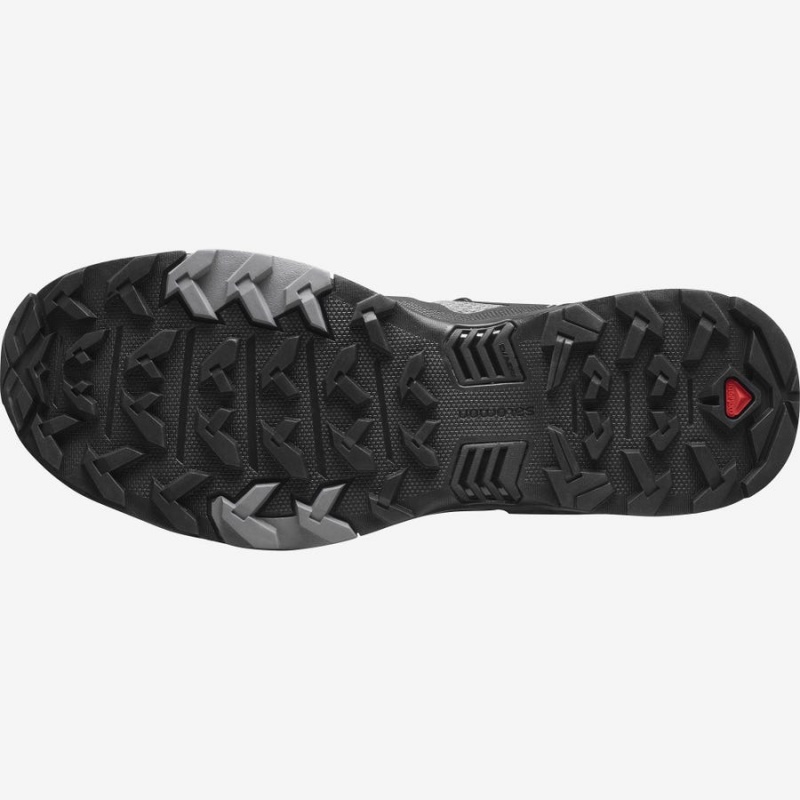 Men's Salomon X ULTRA 4 Hiking Shoes Grey / Black | IN2066QMA