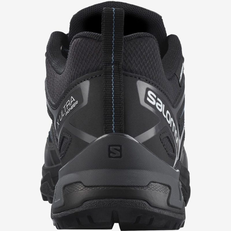 Men's Salomon X ULTRA PIONEER CLIMASALOMON™ WATERPROOF Hiking Shoes Black | IN2069SGL