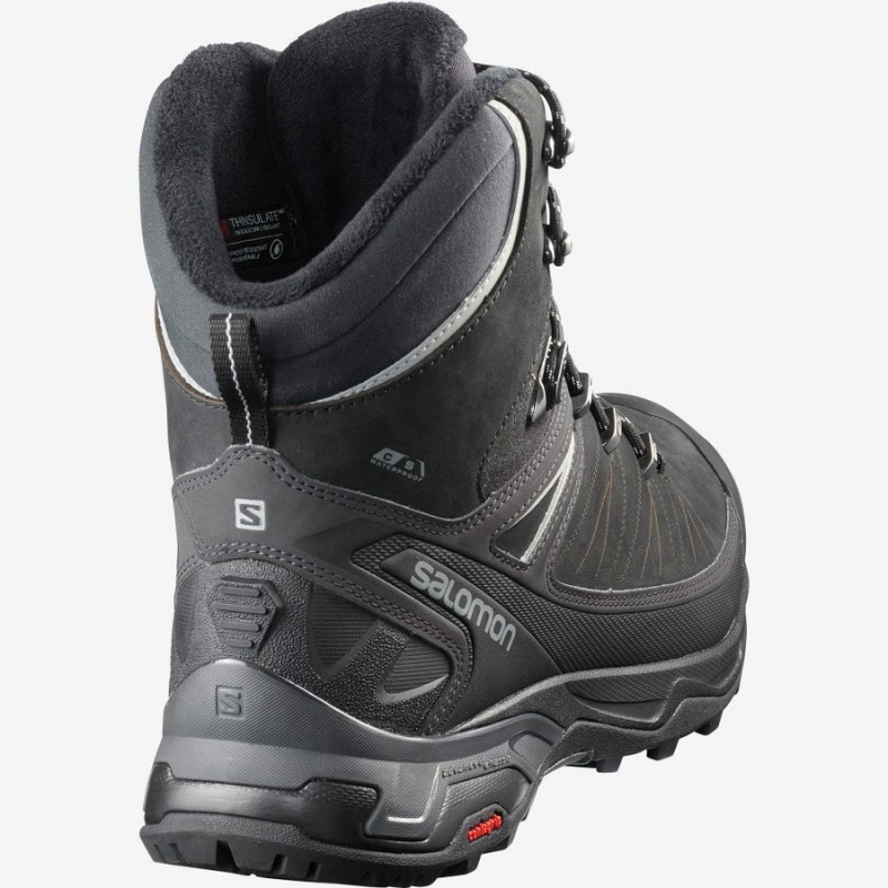 Men's Salomon X ULTRA WINTER CLIMASALOMON™ WATERPROOF 2 Winter Boots Black | IN2246XYU