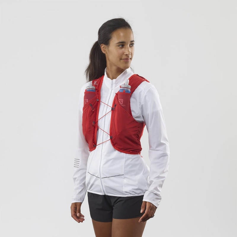 Women's Salomon ADV SKIN 12 Running Packs Red | IN3365JPQ