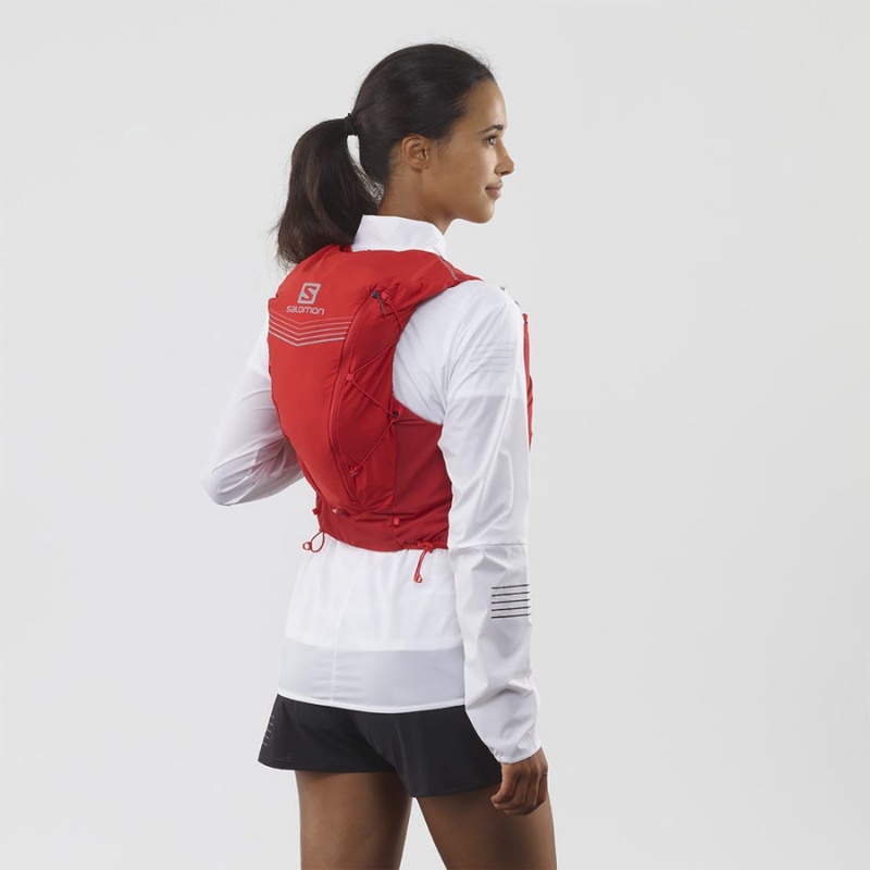 Women's Salomon ADV SKIN 12 Running Packs Red | IN3365JPQ