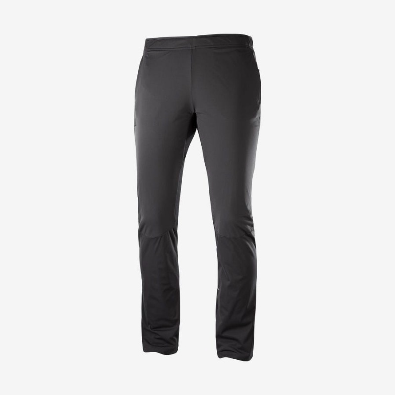 Women\'s Salomon AGILE WARM Pants Black | IN3229RVD