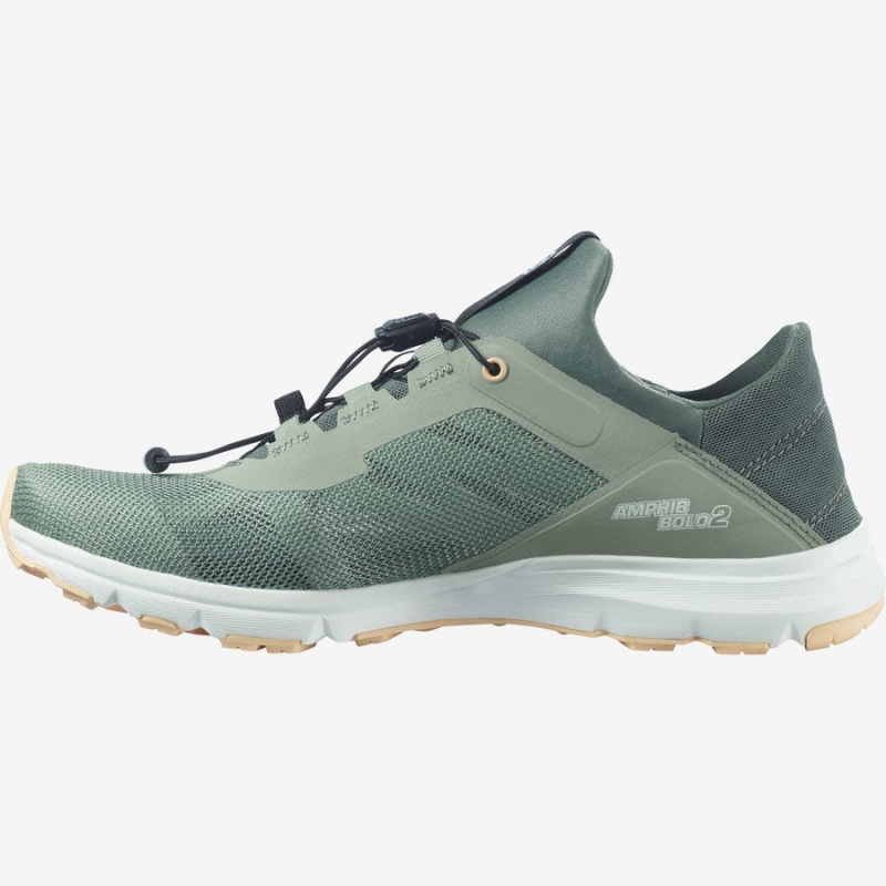 Women's Salomon AMPHIB BOLD 2 Water Shoes Olive | IN3007HAP