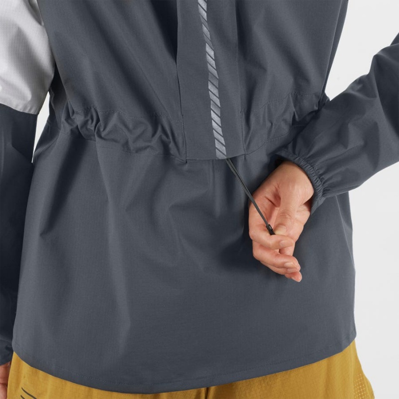 Women's Salomon BONATTI TRAIL WATERPROOF Jackets Grey | IN3132AHK