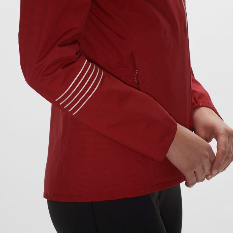 Women's Salomon BONATTI WATERPROOF Jackets Red | IN3149QMA