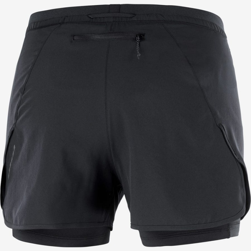 Women's Salomon CROSS 2IN1 Shorts Black | IN3283YXF