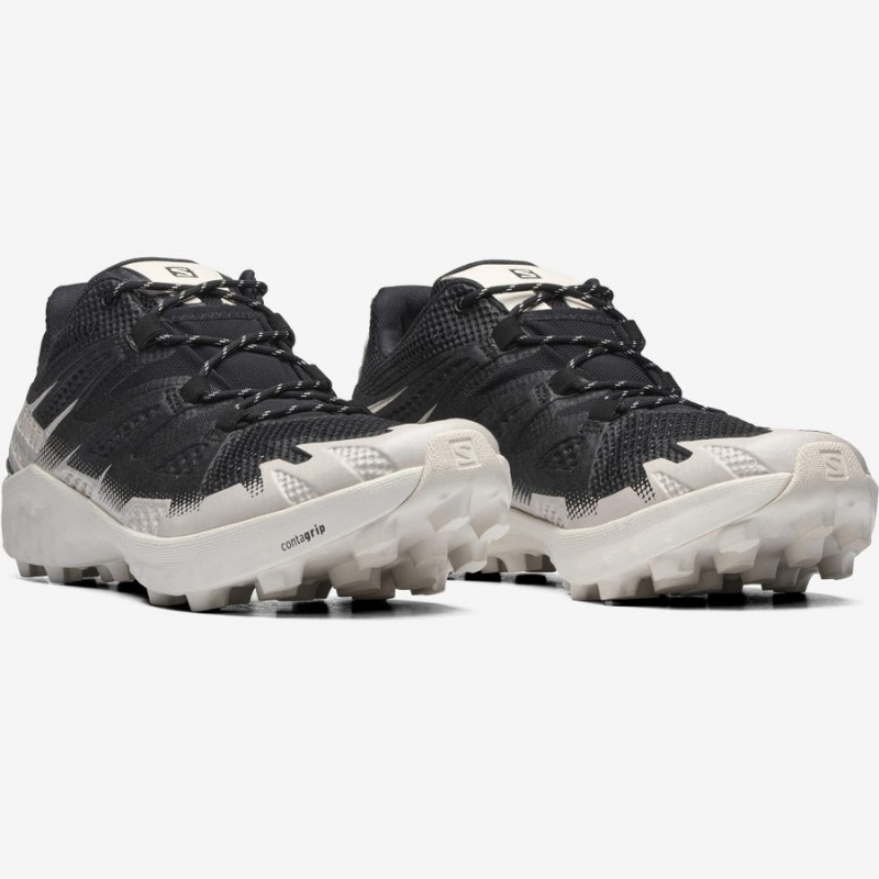 Women's Salomon CROSS ADVANCED Sneakers Black / White | IN2924AHK