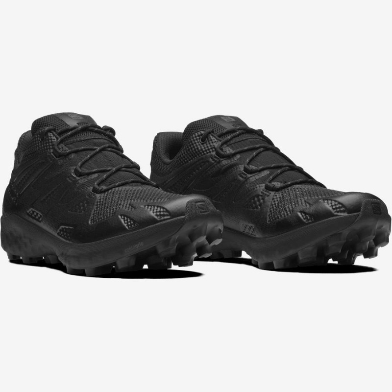 Women's Salomon CROSS ADVANCED Sneakers Black | IN2925AHK