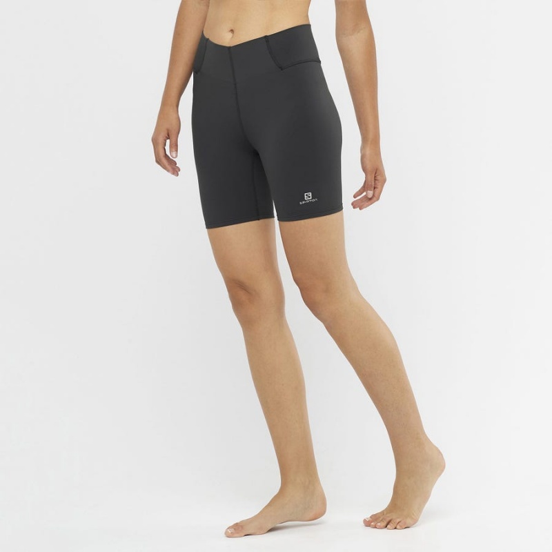 Women's Salomon CROSS MULTI 7'' Shorts Black | IN3259GSO