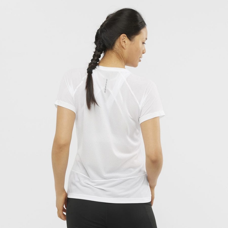 Women's Salomon CROSS REBEL T Shirts White | IN3052HAP