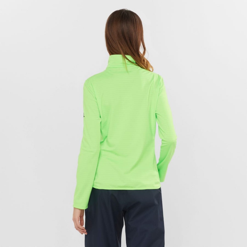 Women's Salomon ESSENTIAL LIGHTWARM Hoodie Mint | IN3104HAP