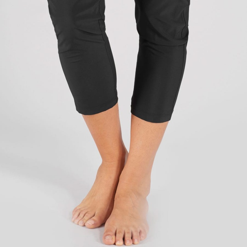 Women's Salomon ESSENTIAL LIGHT Pants Black | IN3233ILH