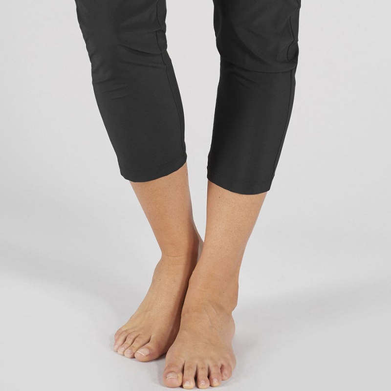 Women's Salomon ESSENTIAL LIGHT Pants Black | IN3233ILH