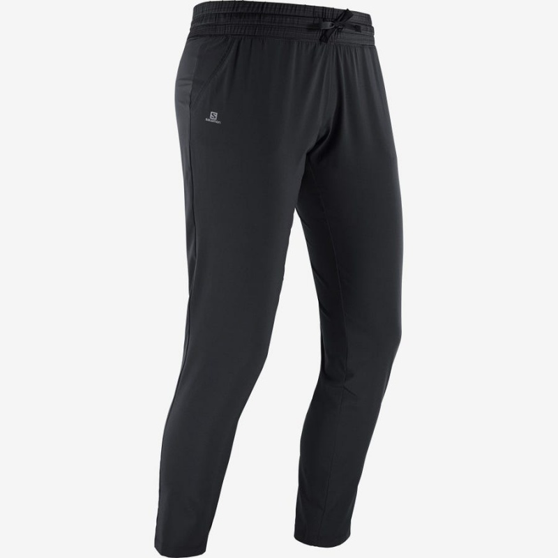 Women's Salomon ESSENTIAL LIGHT Pants Black | IN3233ILH