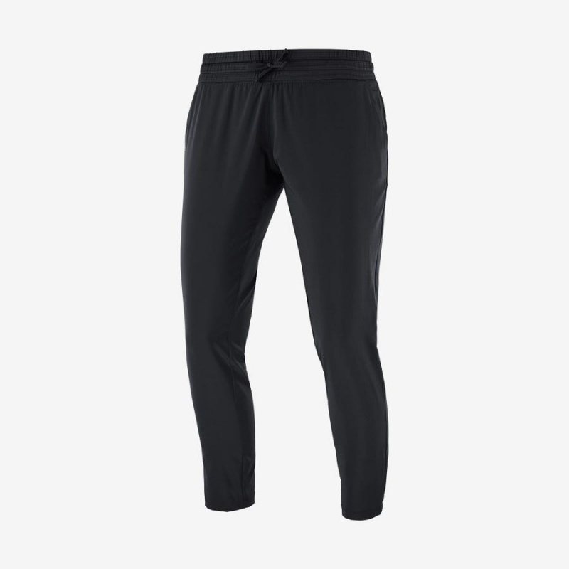 Women\'s Salomon ESSENTIAL LIGHT Pants Black | IN3233ILH