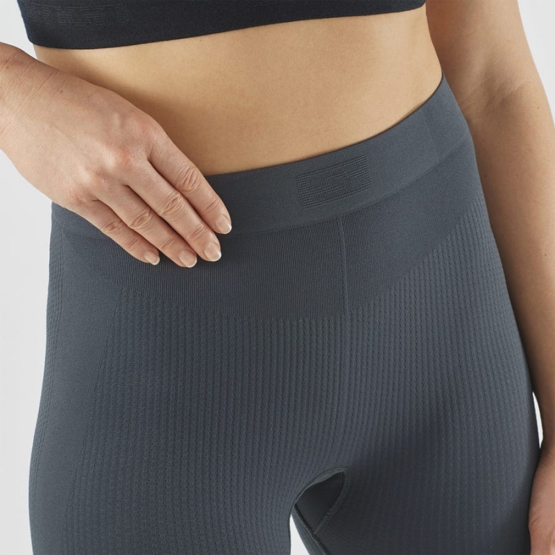 Women's Salomon ESSENTIAL SEAMLESS Pants Black | IN3248CTV