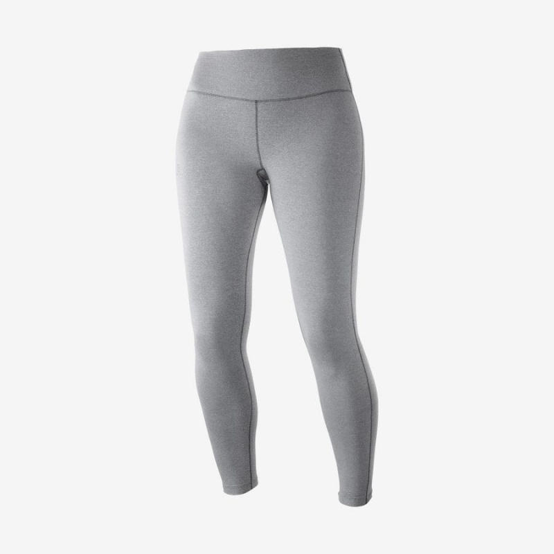 Women\'s Salomon ESSENTIAL WARM Pants Grey | IN3250BEX