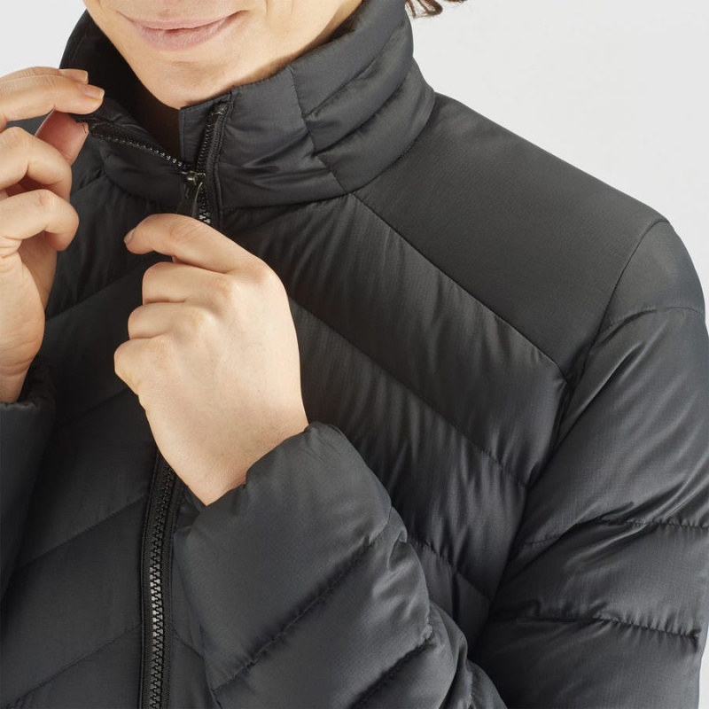 Women's Salomon ESSENTIAL XWARM DOWN INSULATED Jackets Black | IN3174QMA