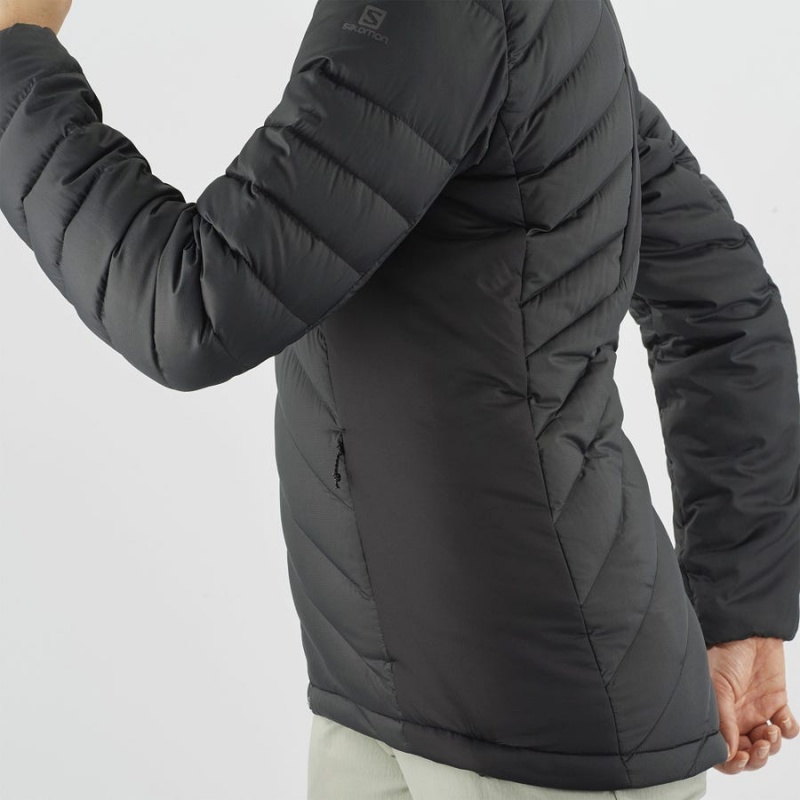 Women's Salomon ESSENTIAL XWARM DOWN INSULATED Jackets Black | IN3174QMA