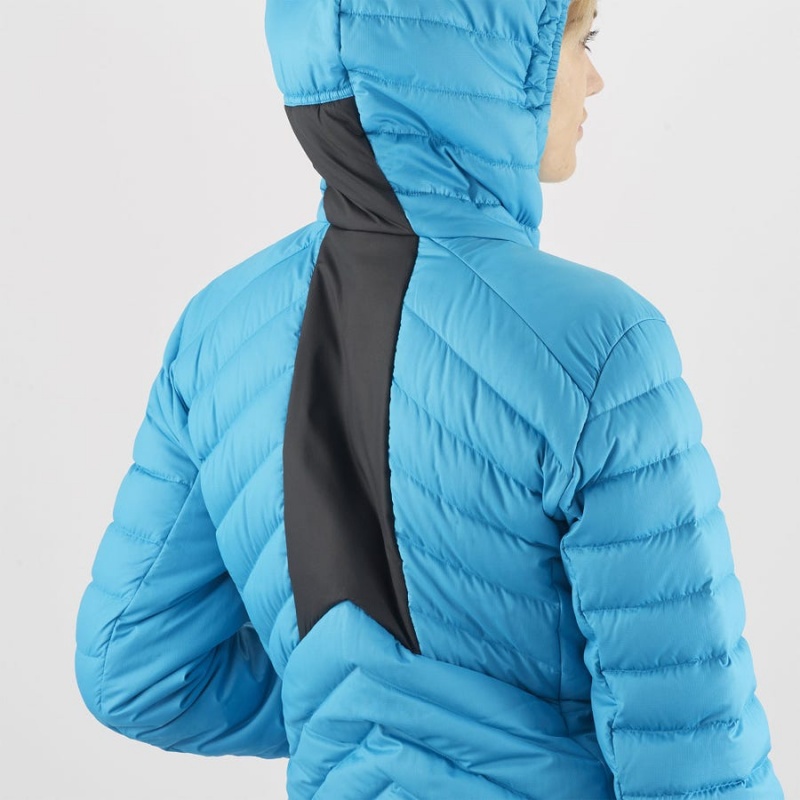 Women's Salomon ESSENTIAL XWARM DOWN INSULATED Jackets Blue | IN3178TCE