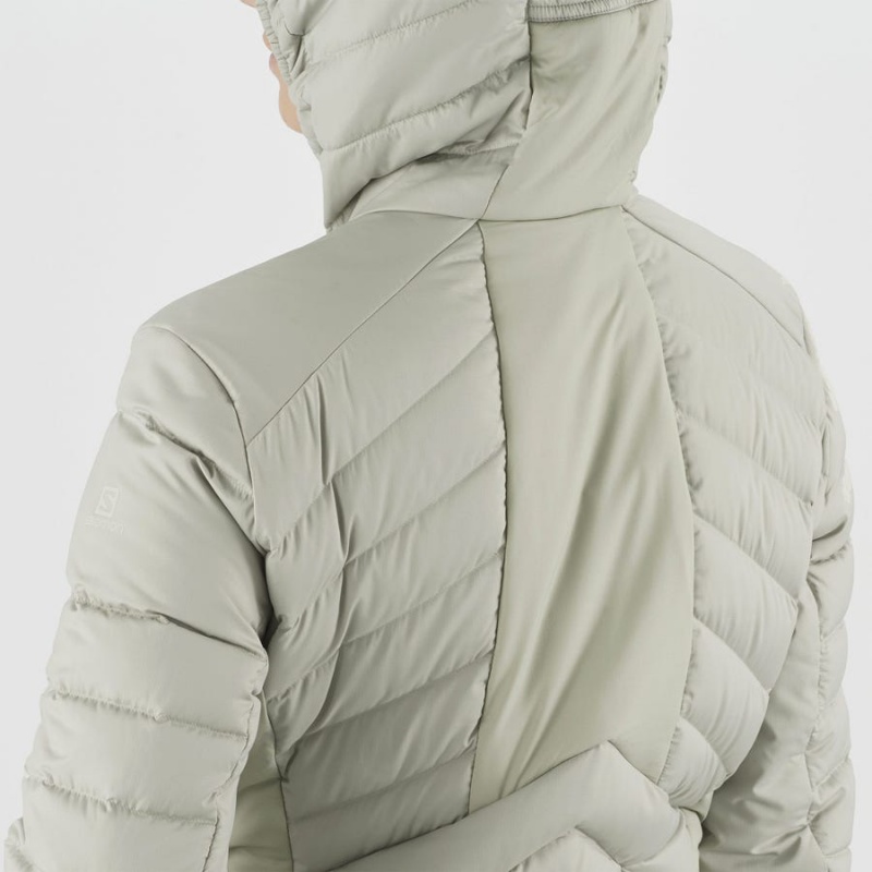 Women's Salomon ESSENTIAL XWARM DOWN INSULATED Jackets White | IN3180UZG