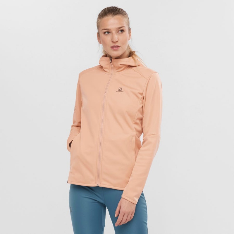 Women's Salomon GORE TEX INFINIUM™ WINDSTOPPER® Jackets Pink | IN3189GSO