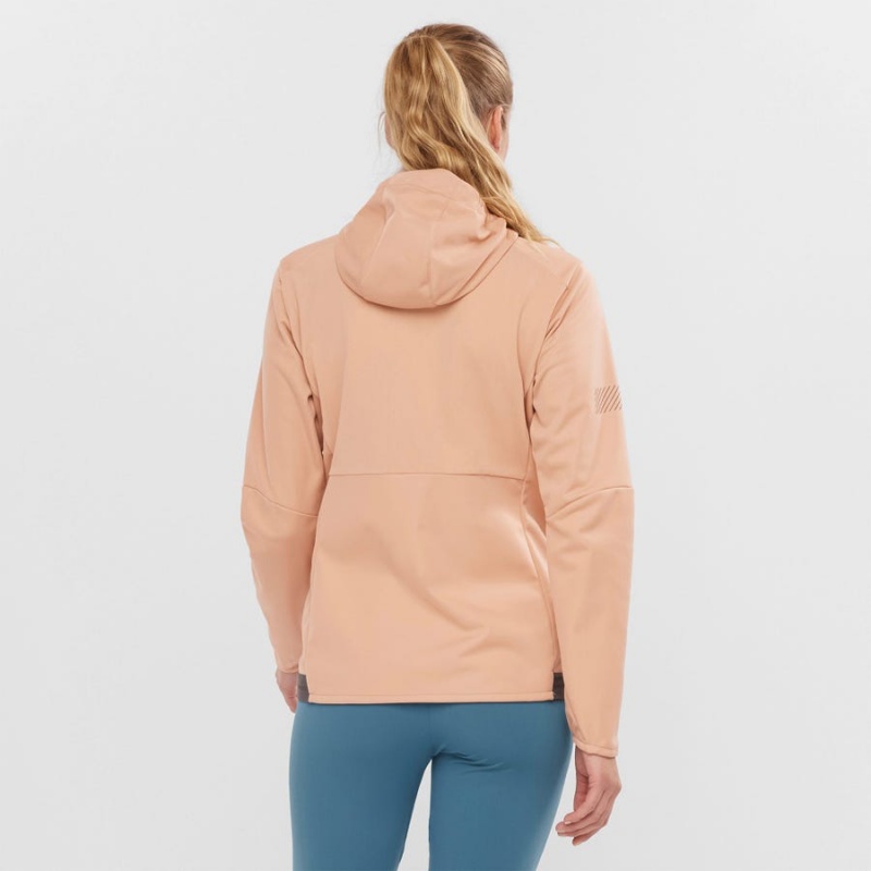 Women's Salomon GORE TEX INFINIUM™ WINDSTOPPER® Jackets Pink | IN3189GSO