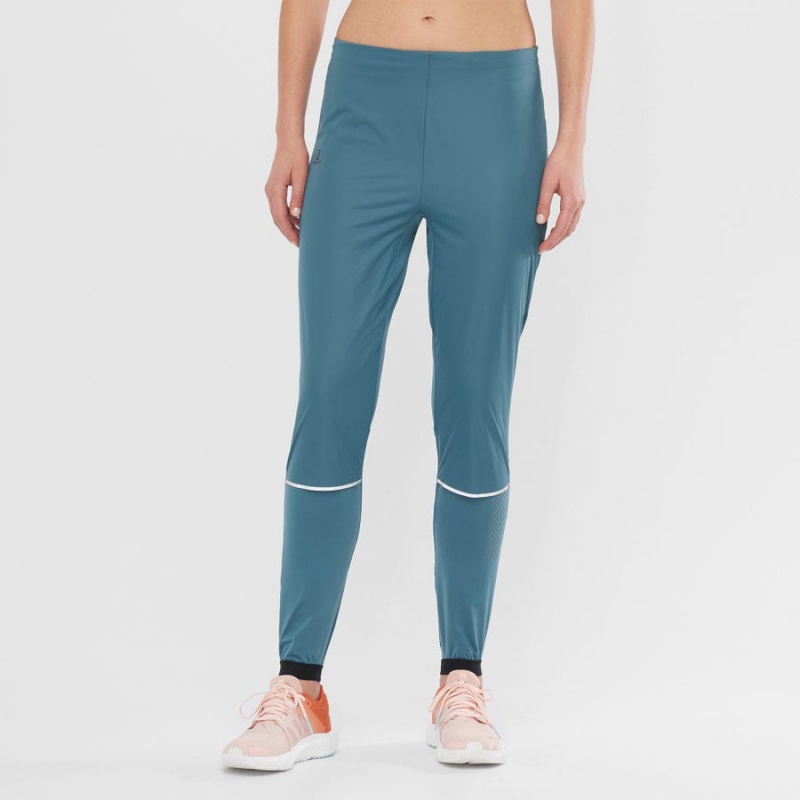 Women's Salomon LIGHT SHELL Pants Blue | IN3238SGL