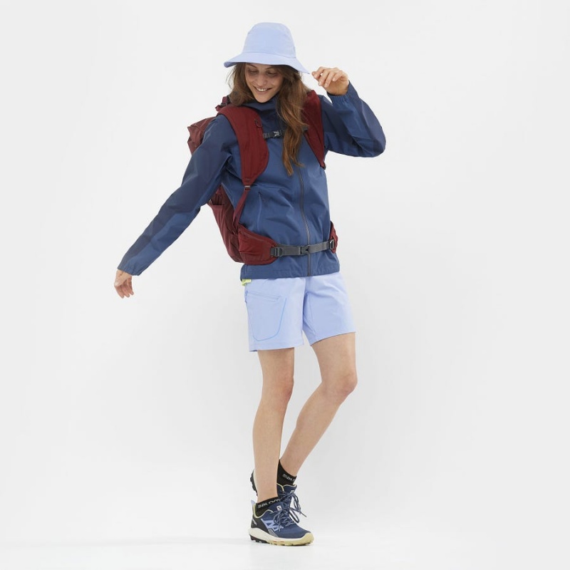 Women's Salomon MOUNTAIN Hats Blue | IN3483BEX