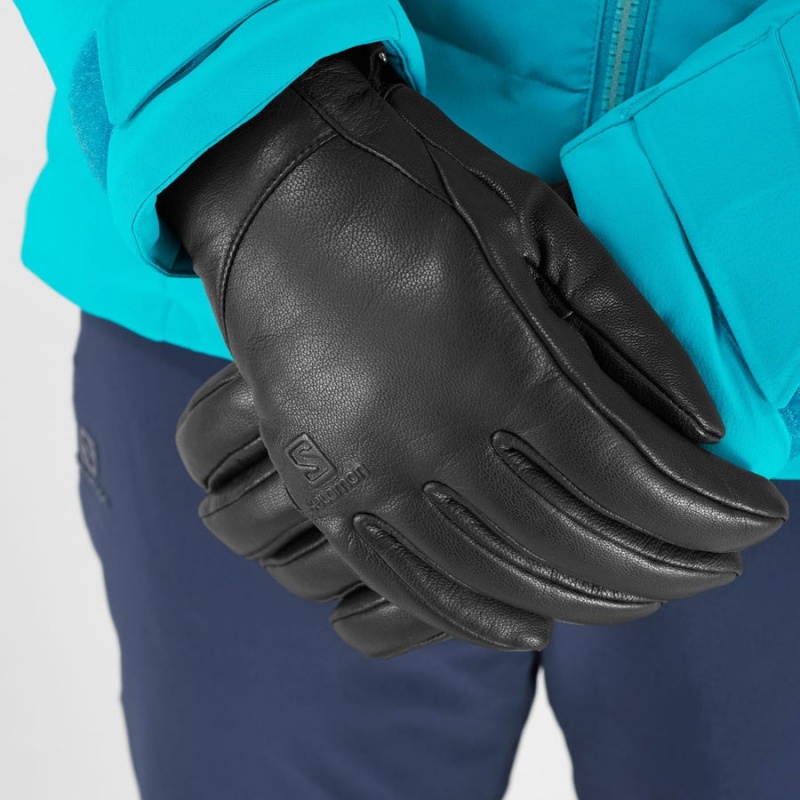 Women's Salomon NATIVE Gloves Black | IN3529KOR