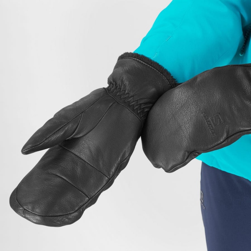 Women's Salomon NATIVE Gloves Black | IN3533CTV