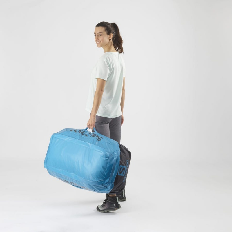 Women's Salomon OUTLIFE DUFFEL 100 Bags Blue | IN3428XYU