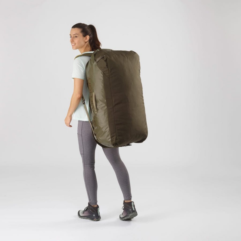 Women's Salomon OUTLIFE DUFFEL 100 Bags Olive | IN3425KOR