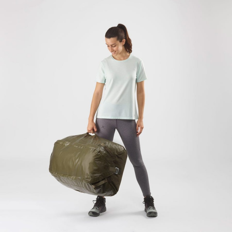 Women's Salomon OUTLIFE DUFFEL 100 Bags Olive | IN3425KOR