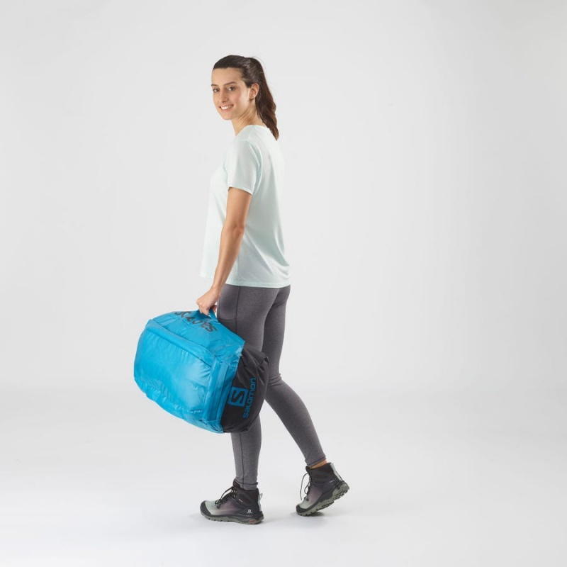 Women's Salomon OUTLIFE DUFFEL 45 Bags Blue | IN3417JPQ