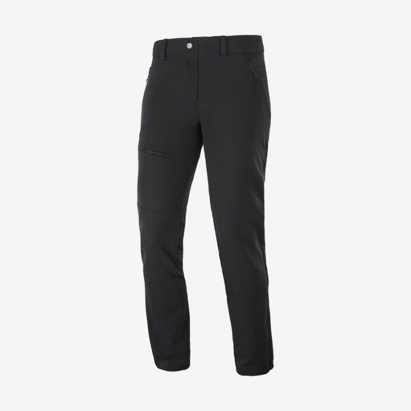 Women\'s Salomon OUTPEAK WARM Pants Black | IN3232UZG