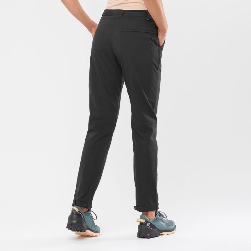 Women's Salomon OUTRACK Pants Black | IN3234OKI